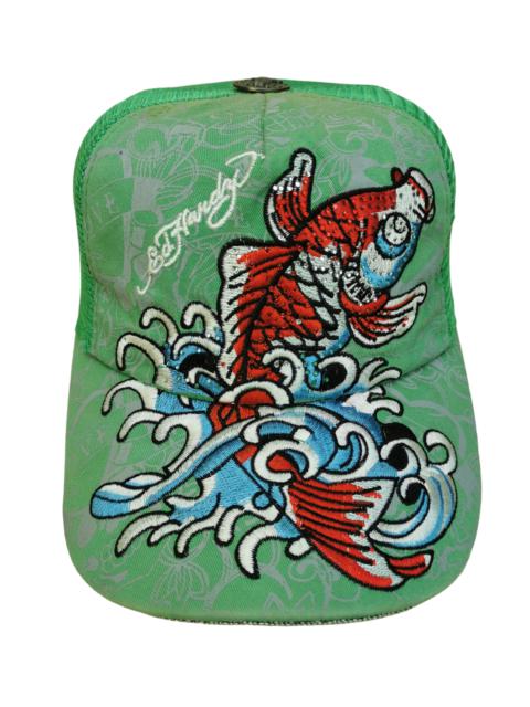 Other Designers Ed Hardy - 🔥 APRIL SALE🔥 VINTAGE ED HARDY FISH KOI DESIGN HAT CAP