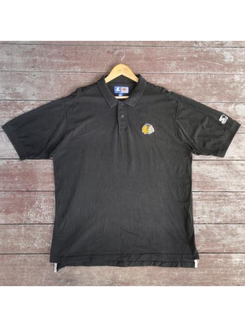 Vintage - Starter x NHL The Red Indian Embroidery Logo Polo Shirts