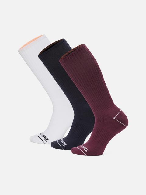 Timberland Bowden 3-Pack Full Cushion Crew Sock