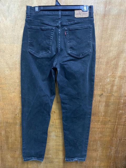 Other Designers Vintage Levis 512 Black Distressed Stretch Jeans