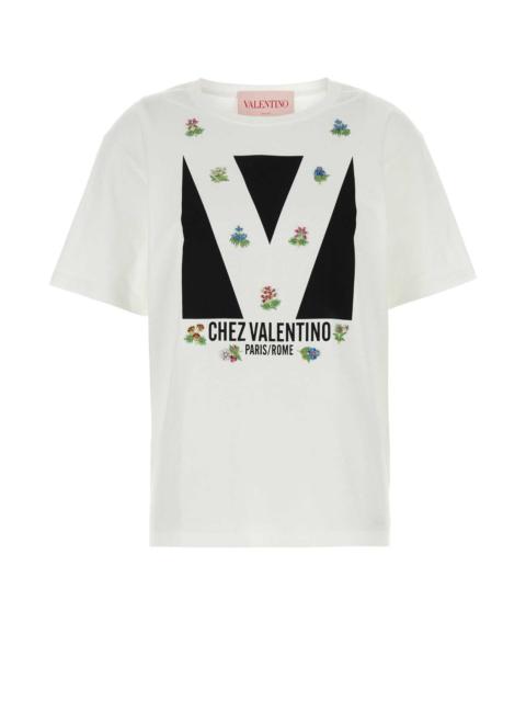 Valentino Valentino Garavani Women White Cotton T-Shirt