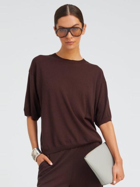 SPRWMN AMERICANO CASHMERE BOXY TEE