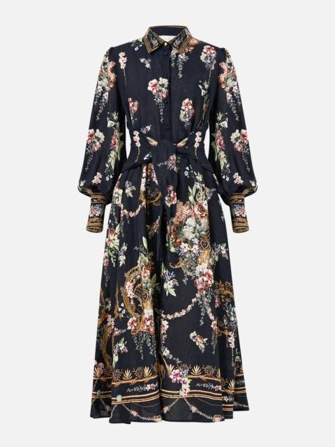 CAMILLA WAIST TIE SHIRT DRESS