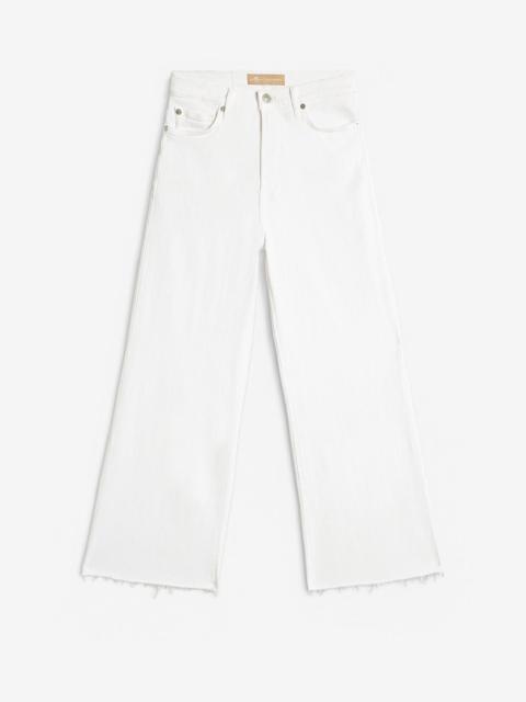 7 For All Mankind Luxe Vintage Ultra High Rise Cropped Jo in Soleil