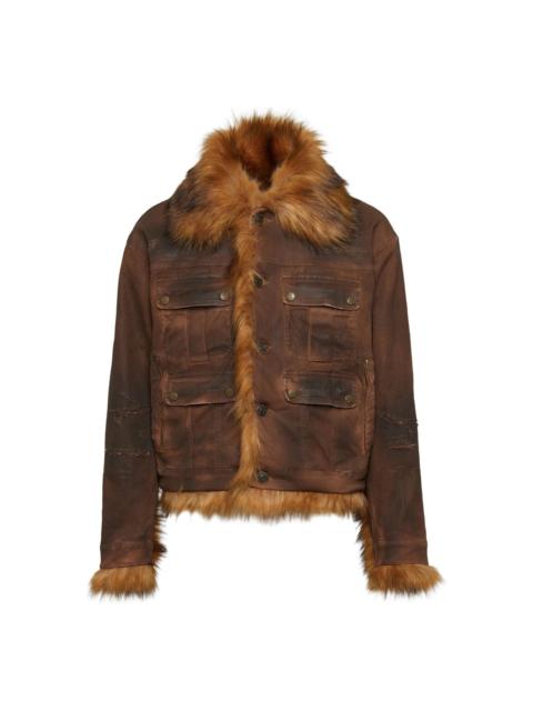 DSQUARED2 Dsquared2 Brown Jackets - Bomber Jackets Men