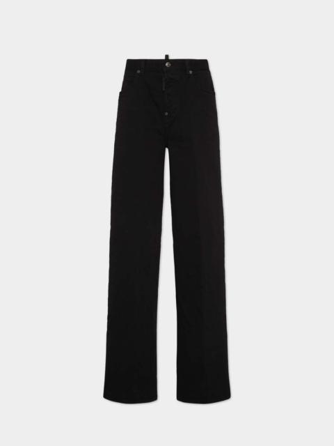 DSQUARED2 BLACK DYED TRAVELLER JEANS