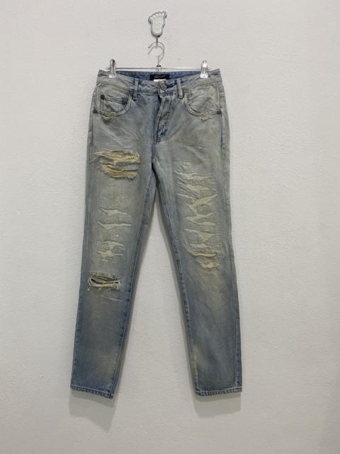 Other Designers Hysteric Glamour × Japanese Brand × Jun Takahashi - DESTROY JAPAN BRAND STUNNING LURE JEANS SKINNY TYPE