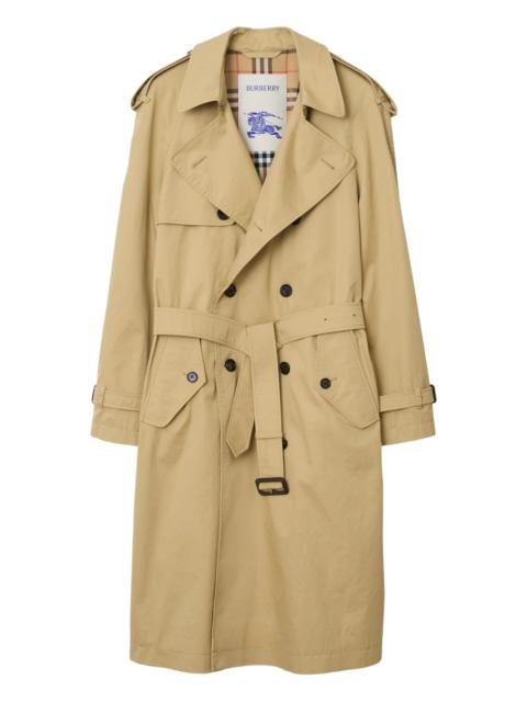 Burberry gabardine trench coat