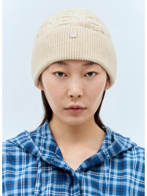 Acne Studios Acne Studios Women Cable Knit Beanie Hat