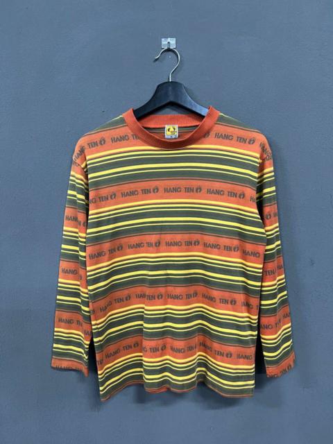Other Designers Vintage - VINTAGE HANG TEN LONGSLEEVE STRIPED SHIRT