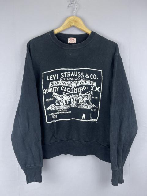 Other Designers Japanese Brand × Levi's Vintage Clothing × Vintage - VINTAGE LEVI STRAUSS & CO. JAPAN BIG LOGO SWEATSHIRT