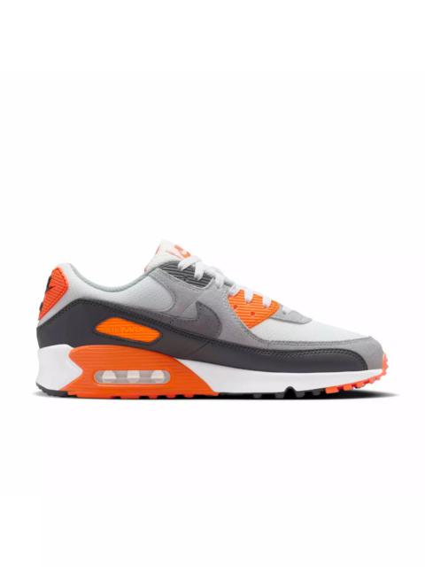 Nike Air Max 90 "Summit White/Safety Orange/Dark Smoke Grey/Smoke Grey" Men's Shoe