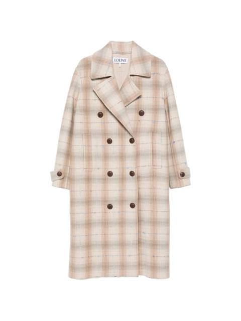 Loewe Loewe Women Wool And Cashmere Double-Breasted Coat
