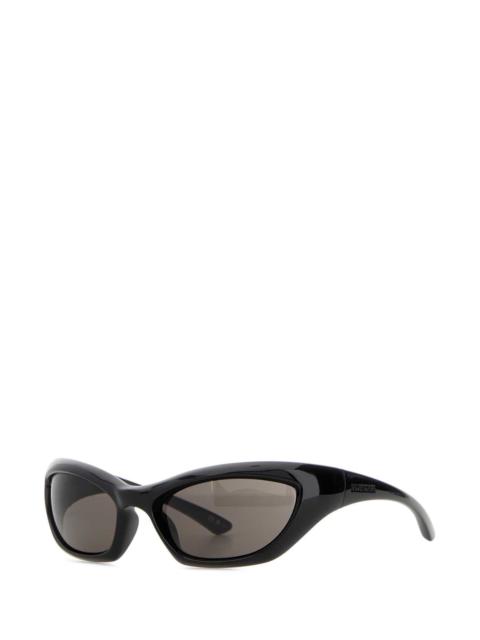 BALENCIAGA Balenciaga Women Black Acetate Racer Sunglasses