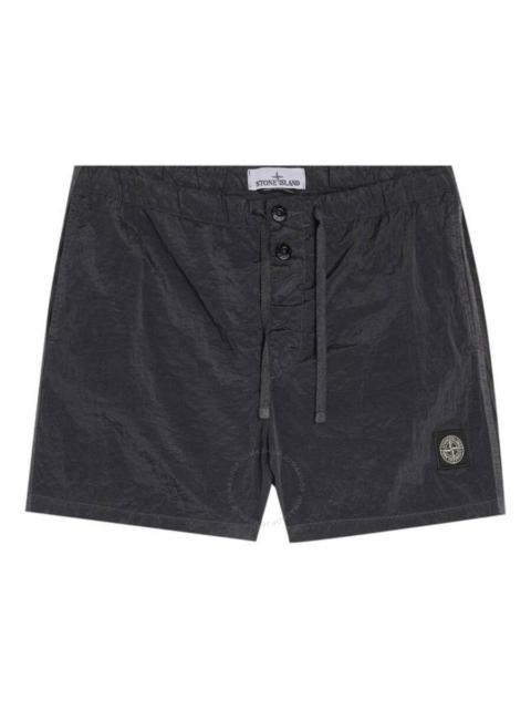 Stone Island Compass Logo Patch Nylon Swim Trunks