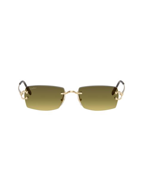 Cartier Gold Core Range Signature C Sunglasses