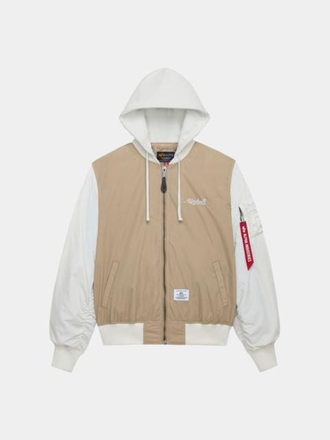 ALPHA INDUSTRIES L-2B RELAXED VARSITY FLIGHT JACKET