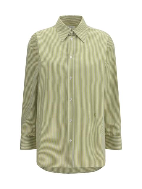 SAINT LAURENT Saint Laurent Vertical Striped Button Shirt
