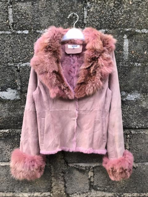 Other Designers Morgan Homme - ⚡️Vintage Morgan De Toi Fur Suede Leather Jacket
