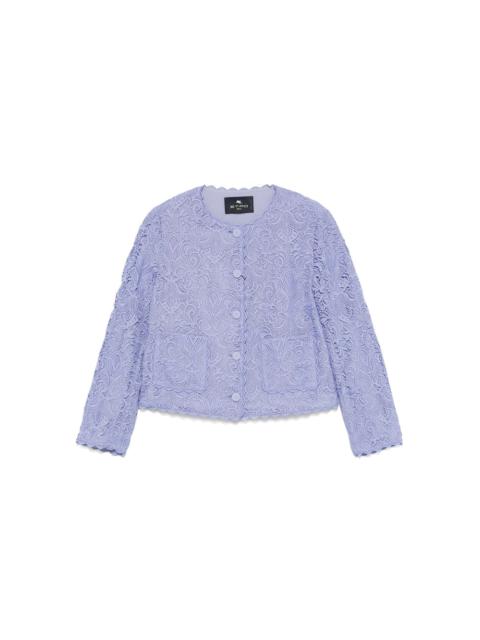 Etro Etro Purple Jackets - Cropped Jackets Women
