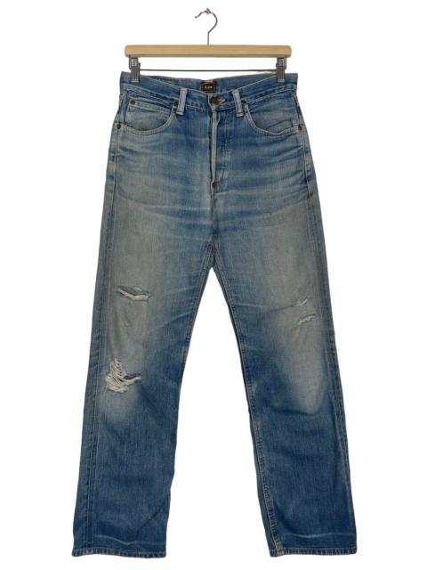 Other Designers Vintage Union Made Lee Ripped Denim Jeans Button Fly