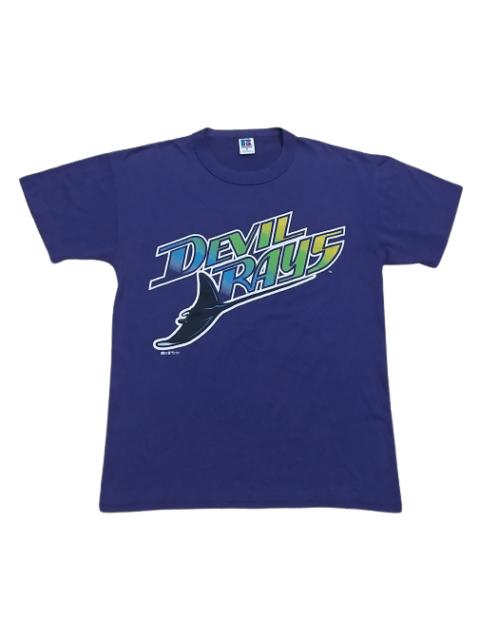Other Designers Russell Athletic - VINTAGE 90'S TANPA BAY "DEVIL RAYS" MLB TEAM 1997 T SHIRT