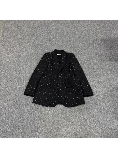 BALENCIAGA Balenciaga Black Hourglass Paillette Suit Jacket