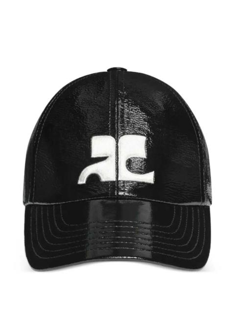 courrèges Courreges Women Cap With Vinyl Ac Logo