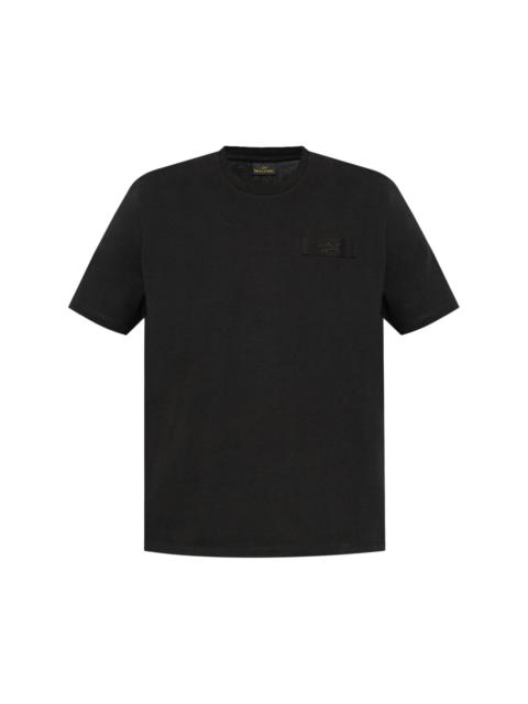 logo-embroidered T-shirt