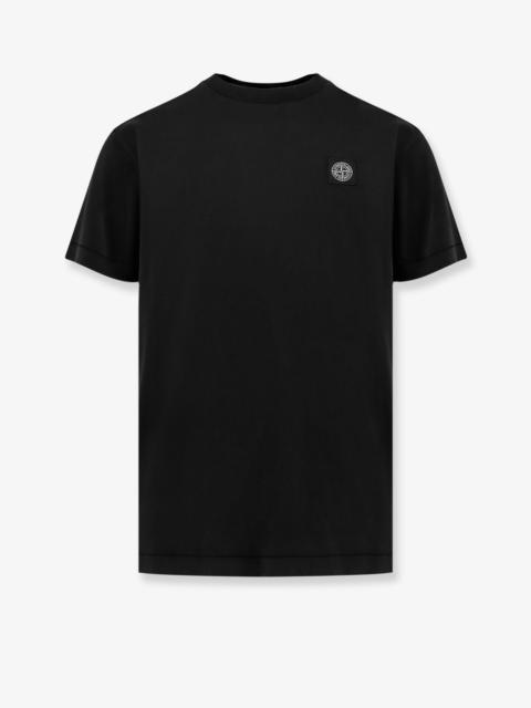 Stone Island Stone Island Cotton T-Shirt With Logo Patch
