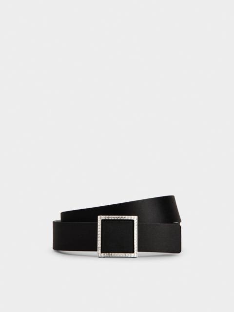 Roger Vivier Trompette Belt in satin