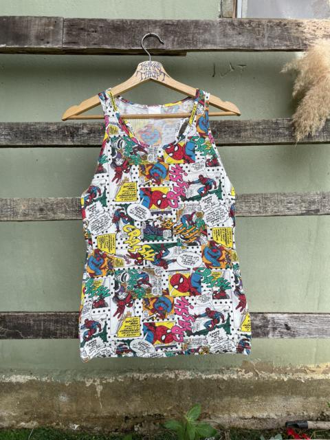 Other Designers Marvel Comics - Marvel Comics Japan Full Print Spiderman Tank Top
