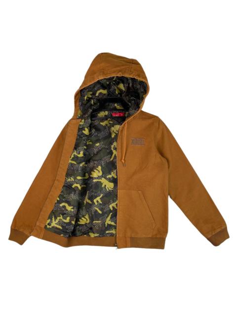 Other Designers Japanese Brand - X GIRL japan duck canvas cotton zip up hooded work jacket