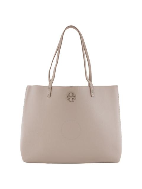 Other Designers Tory Burch Fresh Clay McGraw Pebbled Leather Tote Bag