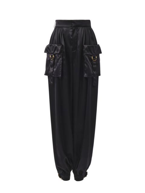 Chloé FLUID CARGO PANTS IN SILK SATIN