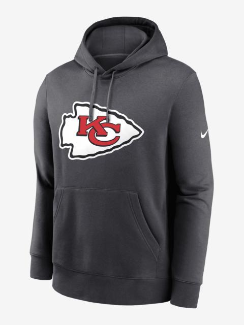 Nike Kansas City Chiefs Club Logo Men's Nike NFL Pullover Hoodie