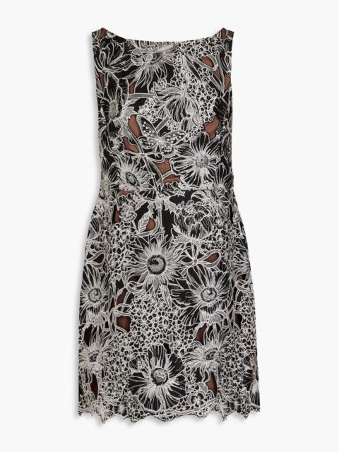 Other Designers Guipure lace mini dress