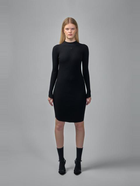 courrèges Circle Rib Knit Dress