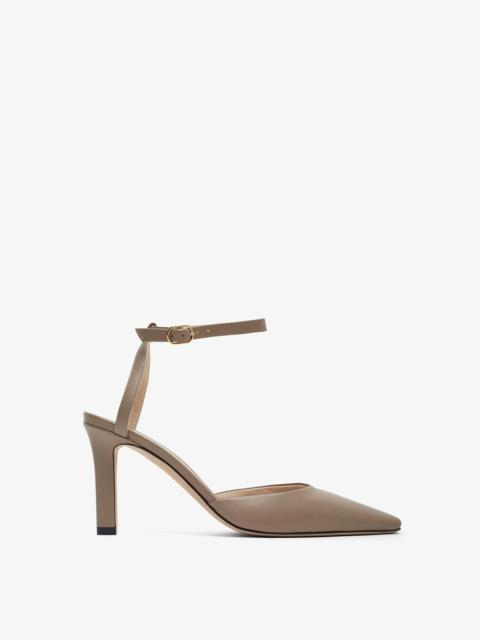 The Row Carla 80 ankle strap pumps