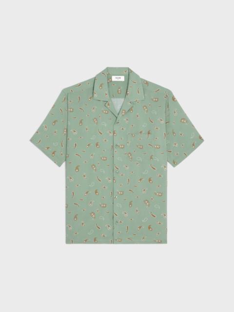 CELINE bowling shirt IN PAISLEY PRINT VISCOSE