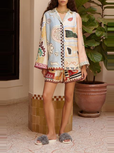 ALÉMAIS Michelle Silk Shirt