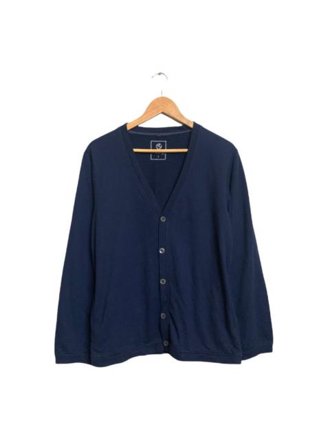 Other Designers Japanese Brand - Navy Produce Indigo Blue Cardigan Sweater