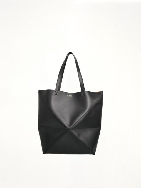 Loewe Puzzle Fold Tote XL in Black