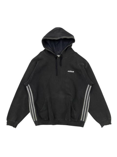 adidas Vintage 90s Adidas Side Tape Hoodie Made in Usa