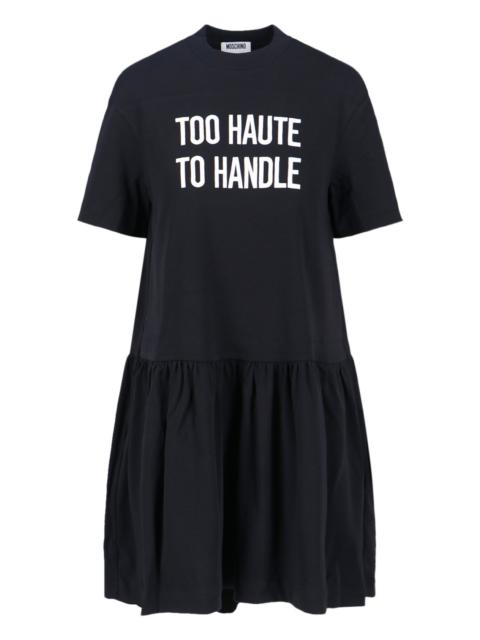 Moschino 'TOO HAUTE TO HANDLE' MIDI DRESS