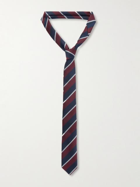 The Frankie Shop Lene Striped Twill Tie