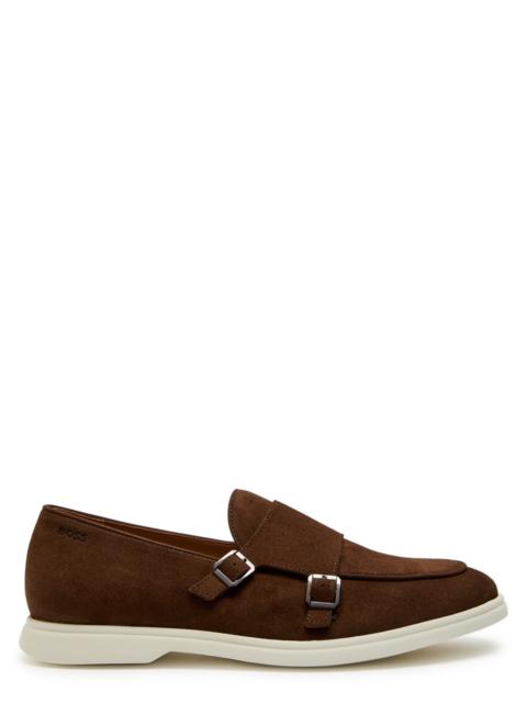 BOSS Boss Monk Suede Loafers