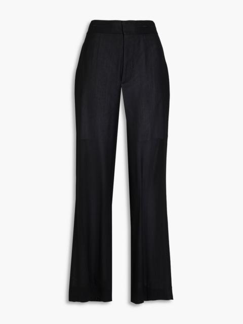 Victoria Beckham Crepe straight-leg pants