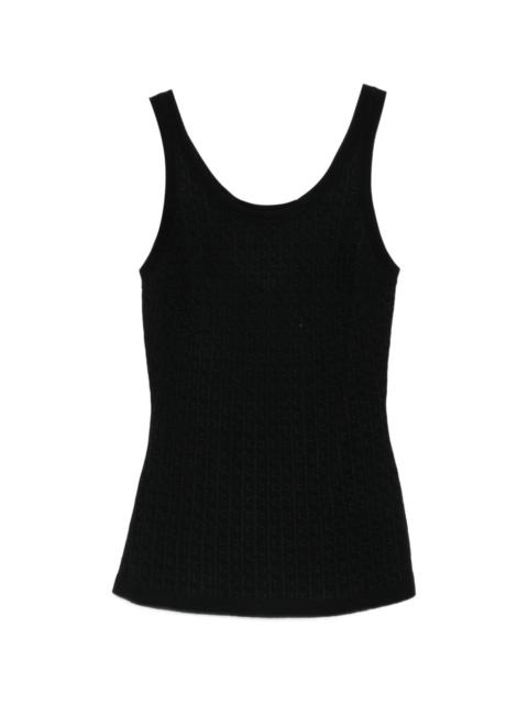 ELISABETTA FRANCHI Wool blend tank top