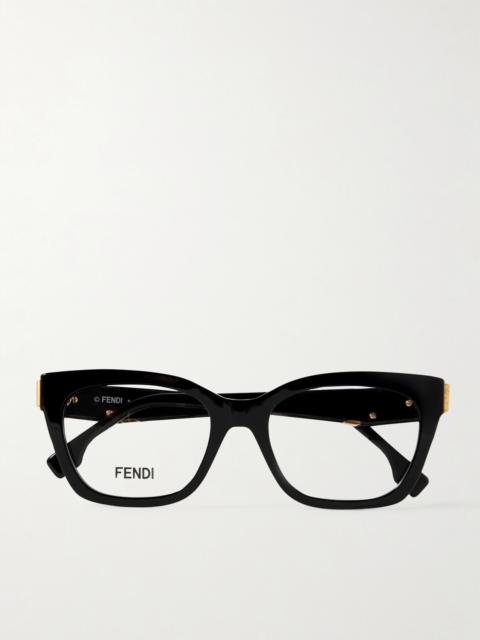 FENDI Fendi First Square-frame Acetate Optical Glasses